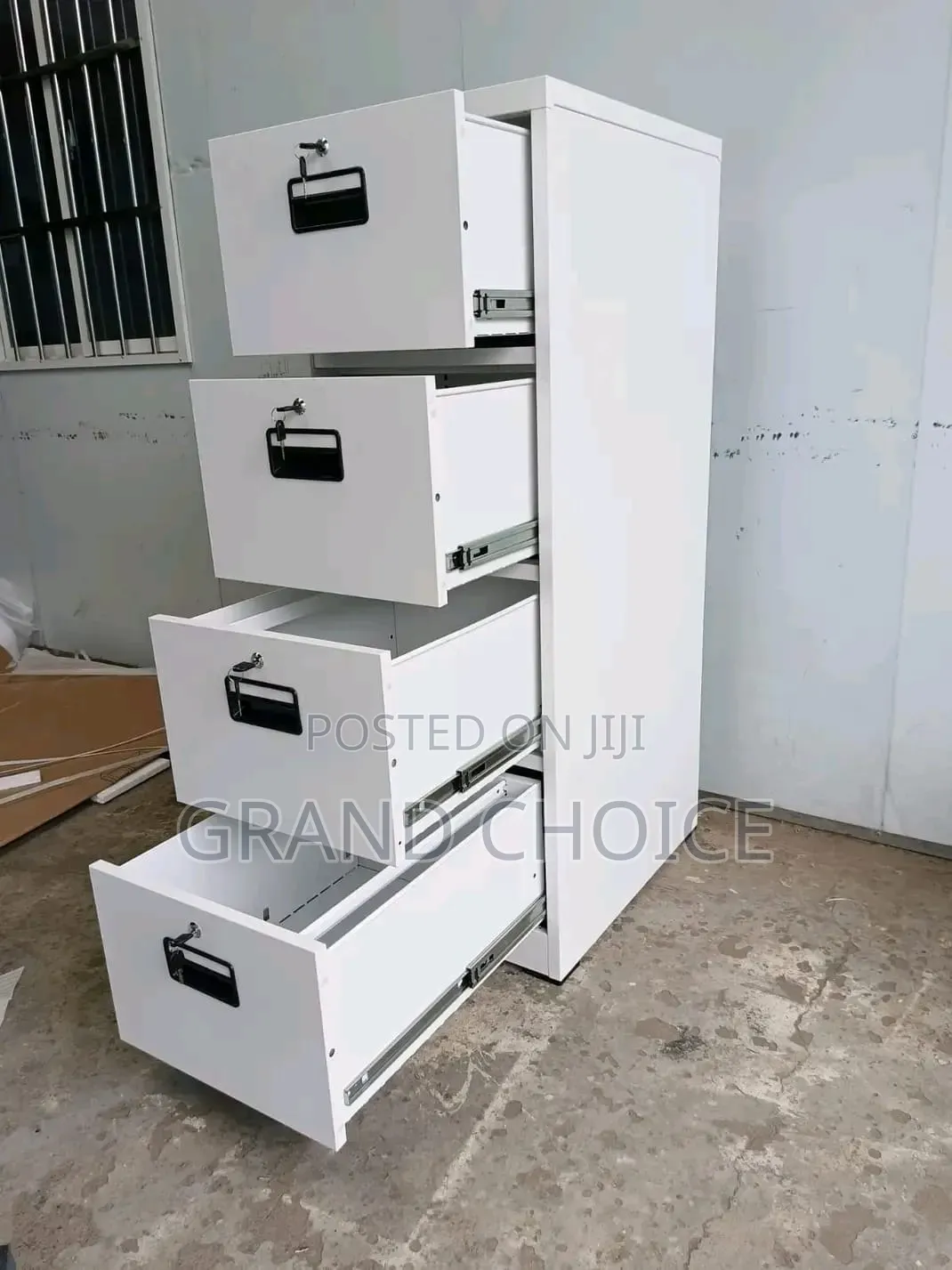 Imported Strong Steel 4 Drawer Cabinet