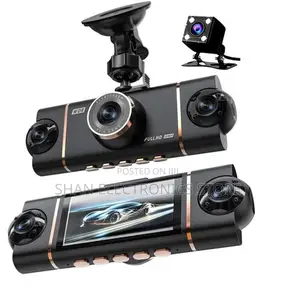 4 Lens 1080p Wifi Dash Camera With Windshield Mount and Night Vision