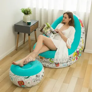 Inflatable Lazy Sofa With Footrest