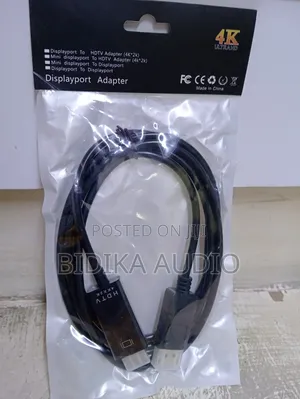 Displayport To Hdmi Cable Dp Male To Hdmi Male Ultra Hd Audio