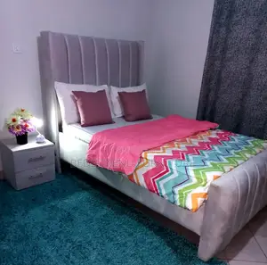 4 by 6 Chester Bed Modern Velvet Comfort