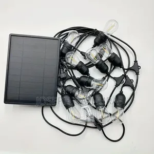10m 10 Bulbs RGB Solar Powered String Lights