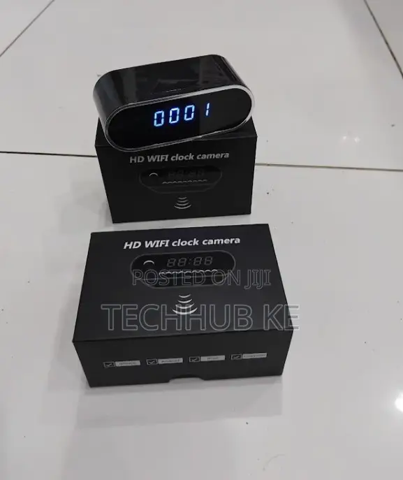 Wifi Clock Camera Hidden Security Camera With Phone Viewing