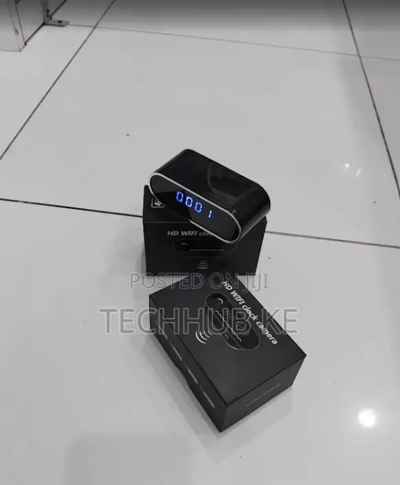 Smart Wifi Alarm Clock Camera Motion Detection Security Device