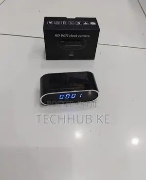 Wireless Hidden Camera for Home Security Digital Clock CCTV Camera