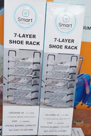 Shoe Rack 7 Layer,Modern Space-saving 7-step Shoe Storage Unit