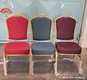 Heavy Duty Red, Grey, Maroon Conference Chair