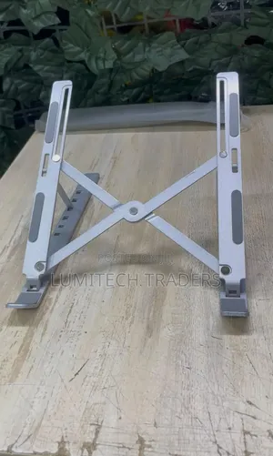 Metallic Foldable Laptop Stand