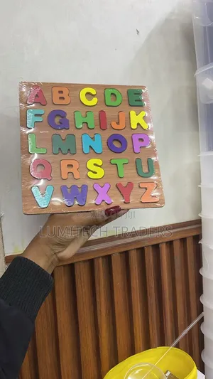 Montessori Children Wooden Letters Numbers and Shapes Learning Boards