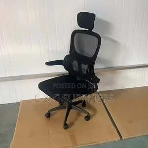 Office Modern Ergonomic Flip Arm Chair