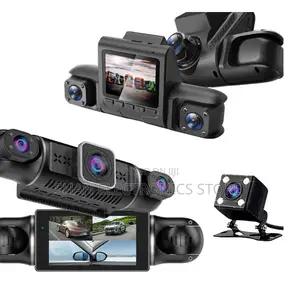 080p Panoramic Dash Cam 2-Inch D43 4 Lens Dash Camera With Wifi