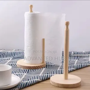 Bamboo Paper Towel Holder
