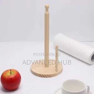 Bamboo Paper Towel Holder
