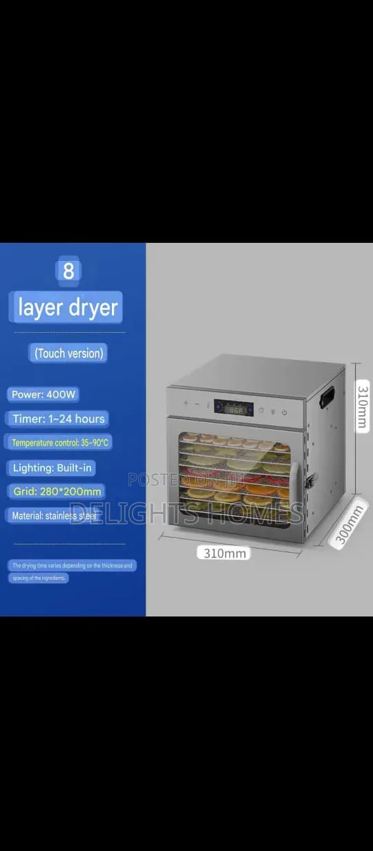8 Layer Smart Food Dehydrator_che