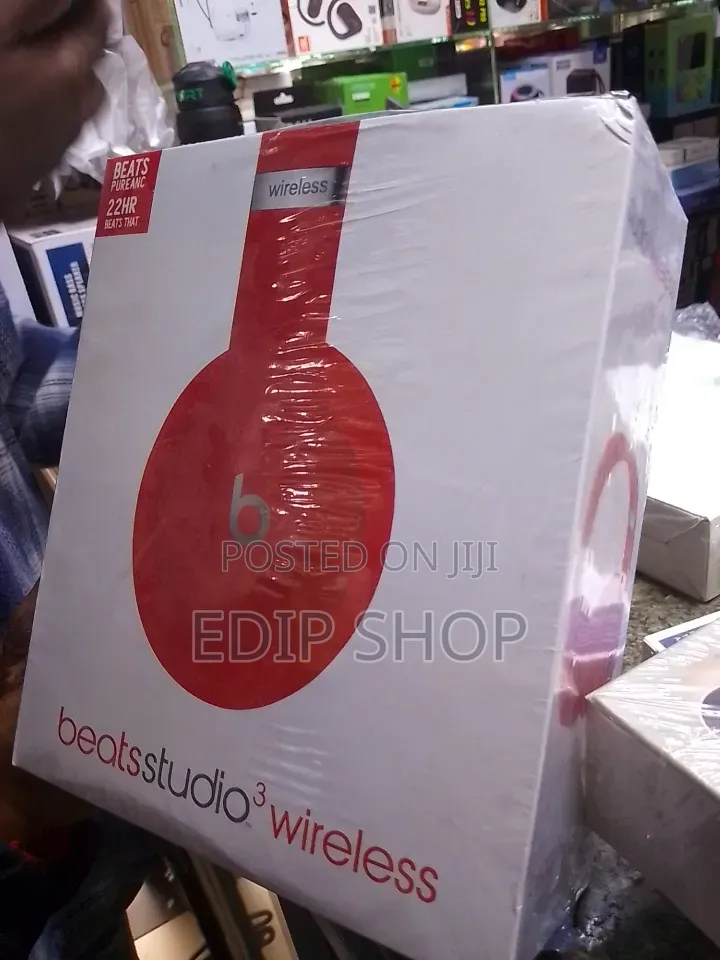Wireless Red Beats Headphones