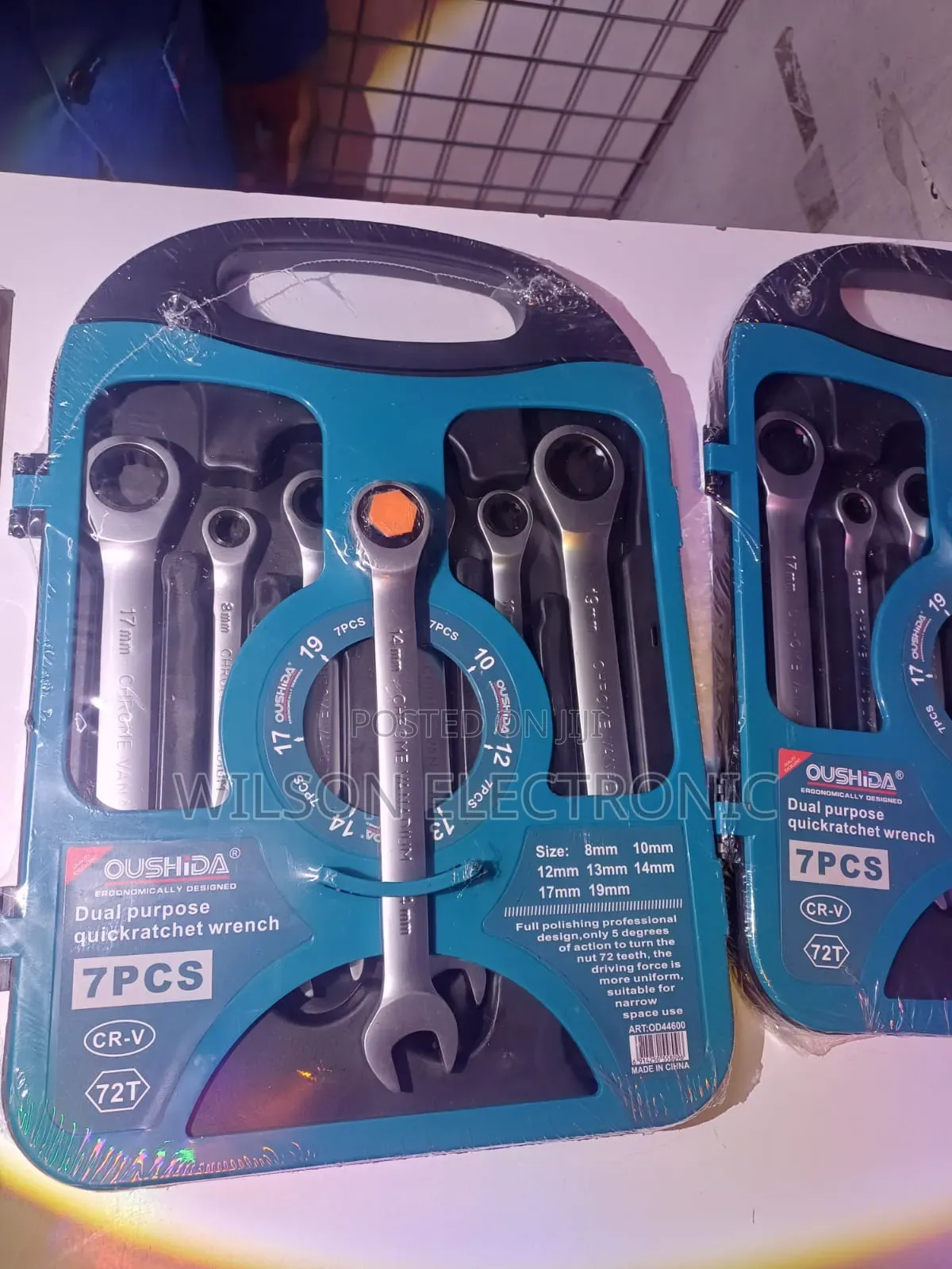 7pc Rachet Wrench. 8mm-19mm