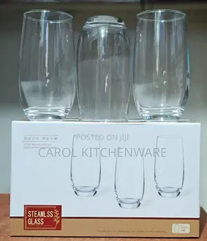 6 Pc Stemless Glasses