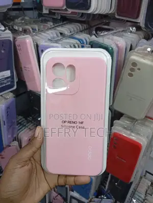 Oppo Reno 14f 5g, Featuring a Smooth Matte Pink Finish Cover