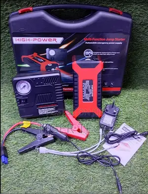 Multifunction Jump Starter Kit With Integrated Air Compressor