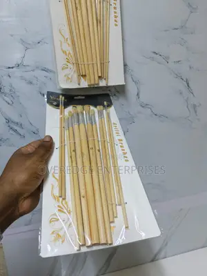 Liquid Paint Wooden Artists Brushes