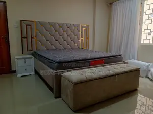 6 by 6 Chester Bed Tufted Headboard Luxury Frame