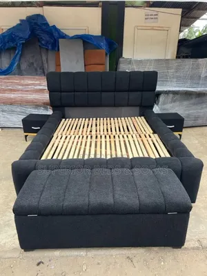 5x6 Chester Bed + Storage Bench + 2 Sideboxes: Free Delivery