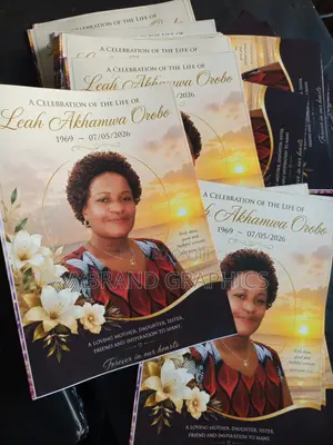 8 Page A3 Eulogy/ Funeral Programs ( Free Design)
