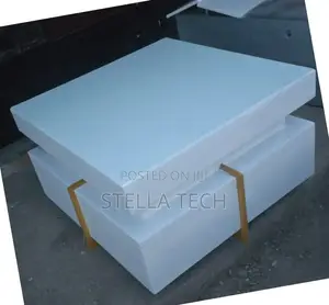 White Executive Modern Square Coffee Table