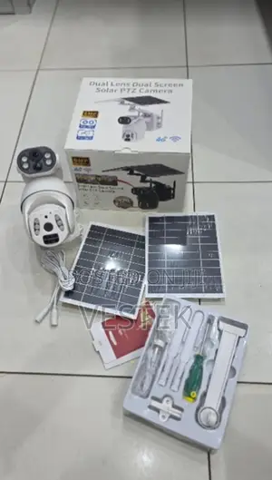 4g Dual Lens Solar PTZ Camera Ubox App Outdoor Security Camera