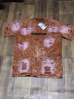 Quality Cotton Designer Acid Wash Rugged T Shirts