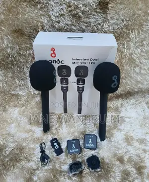 ~Wireless Dual Lavalier Microphone – Clear Audio Recording