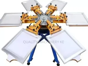 Durable 6color 6 Station Screen Printing Machine