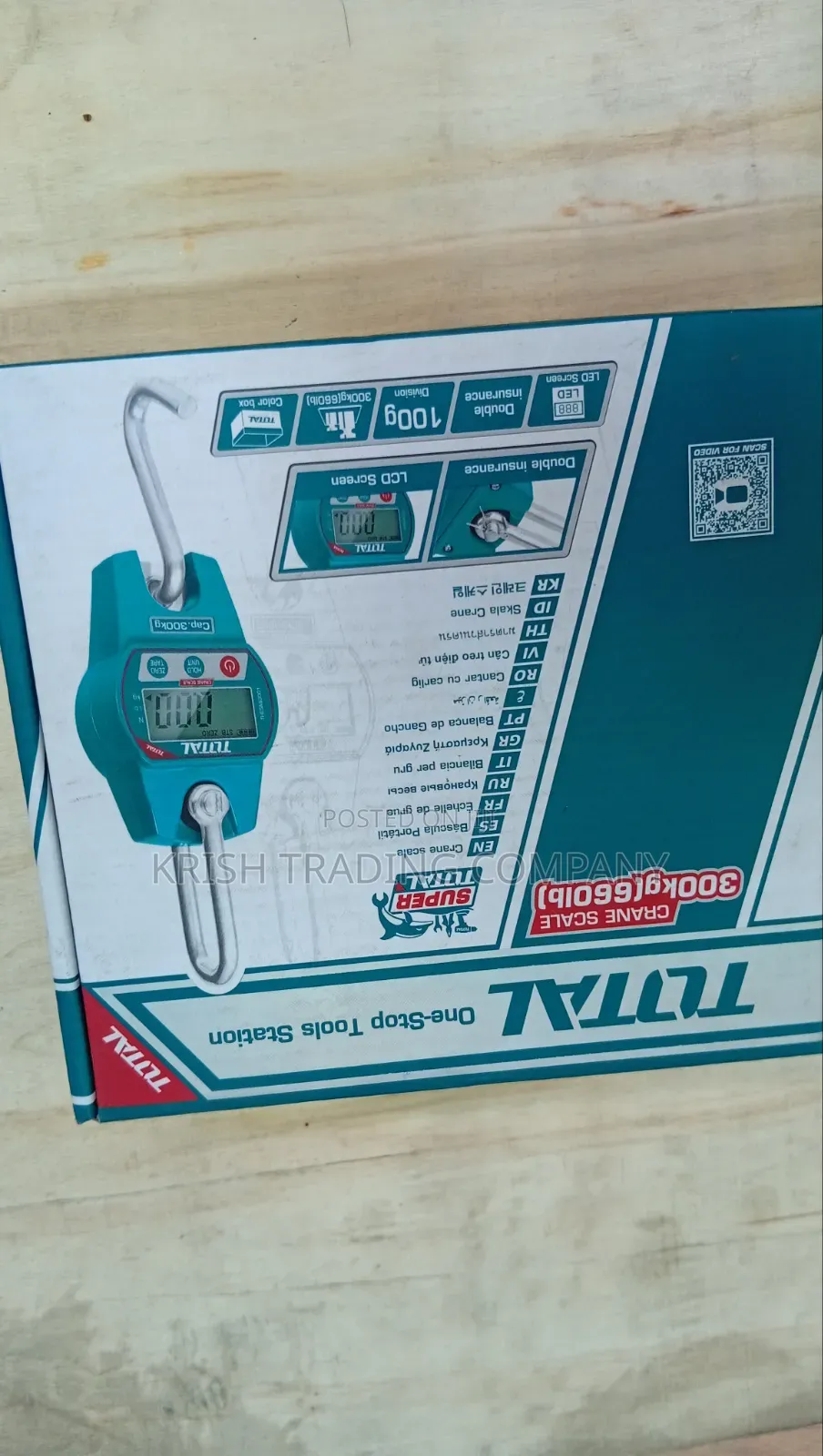 300kg Total Crane Scale