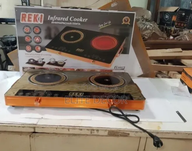Reki Double Induction Cooker – Dual Burner Touch Control Electric