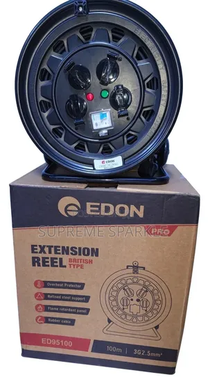 100m Edon Extension Cable Reel.(Heavy Duty)