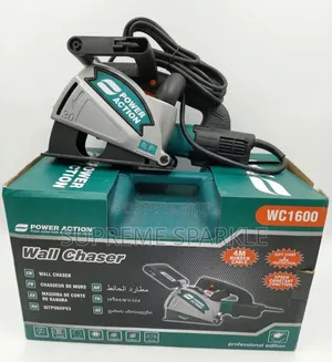 Power Action 1600w Wall Chaser Machine(Without Blade).