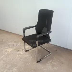 A Black Office Visitors Chair
