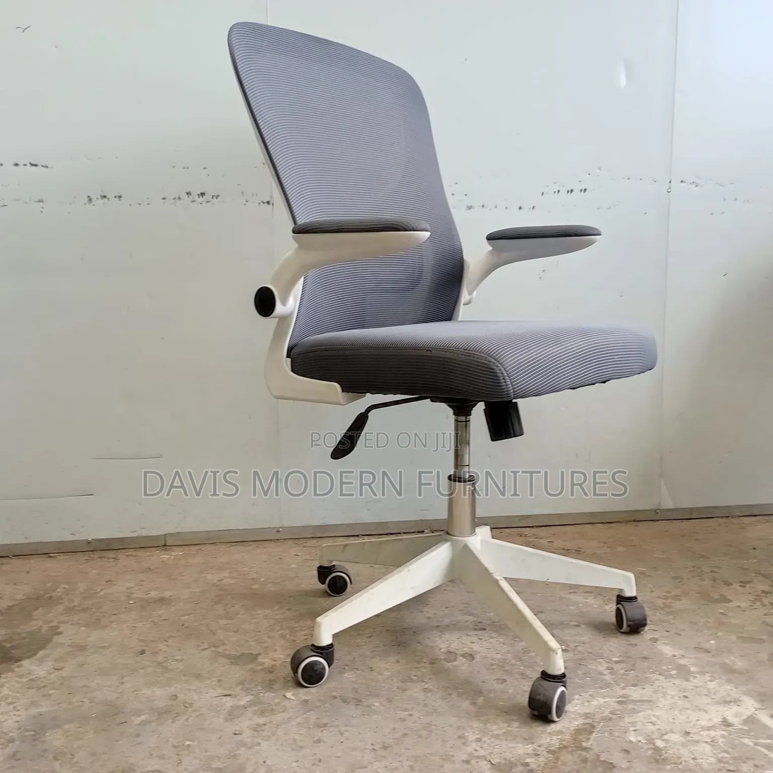 A Gray Ergonomic Office Chair