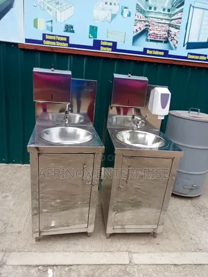 Hand Washing Station, Has Saviet Holder,Soap Dispenser,Foot Pedal Tap