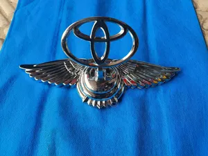 Toyota Bonnet Logo Badge – Chrome Flying Wing Hood Ornament