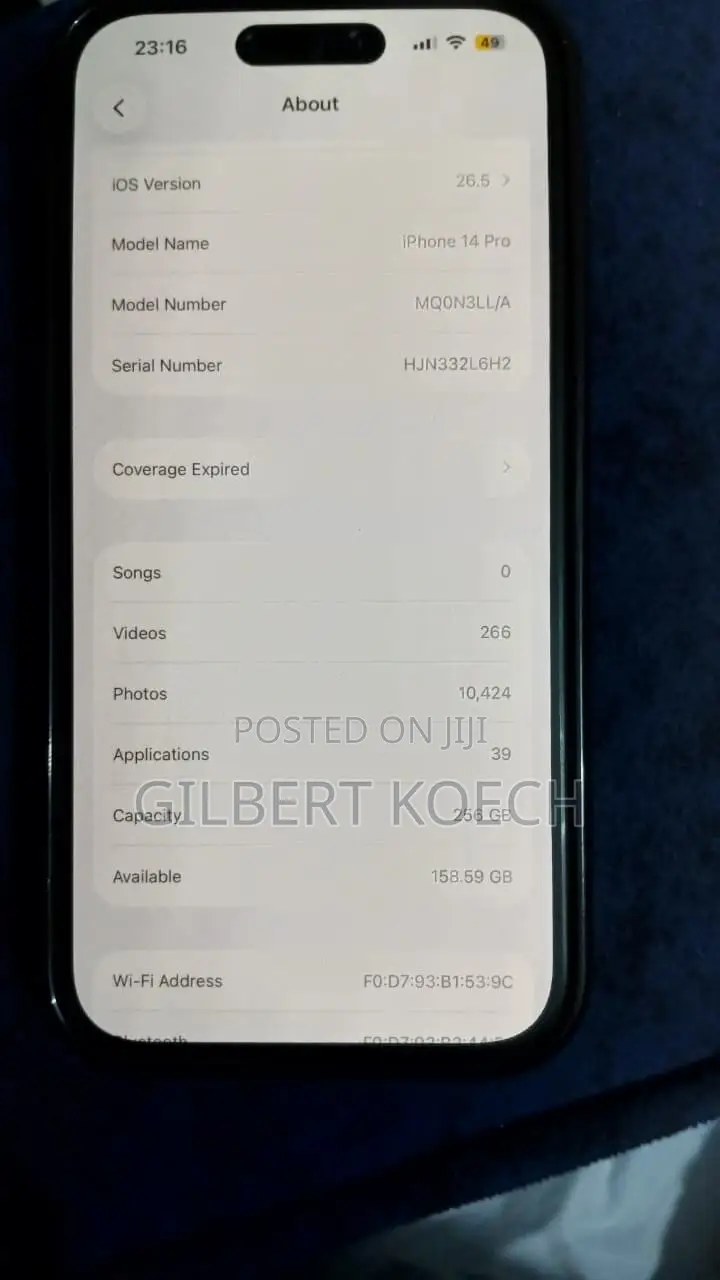 Apple iPhone 14 Pro 256 GB Black