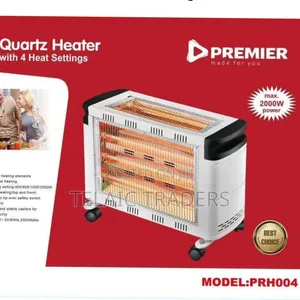 Premier Quartz Heater With 4 Heat Settings