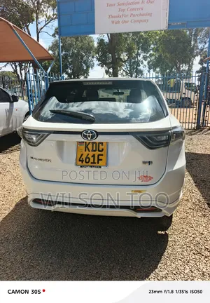 Toyota Harrier 2015 White