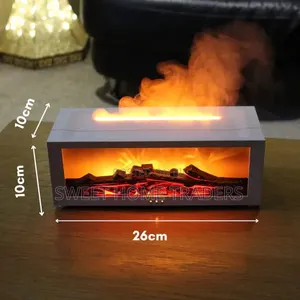 Flame Fireplace Aroma Diffuser Humidifier 26cm