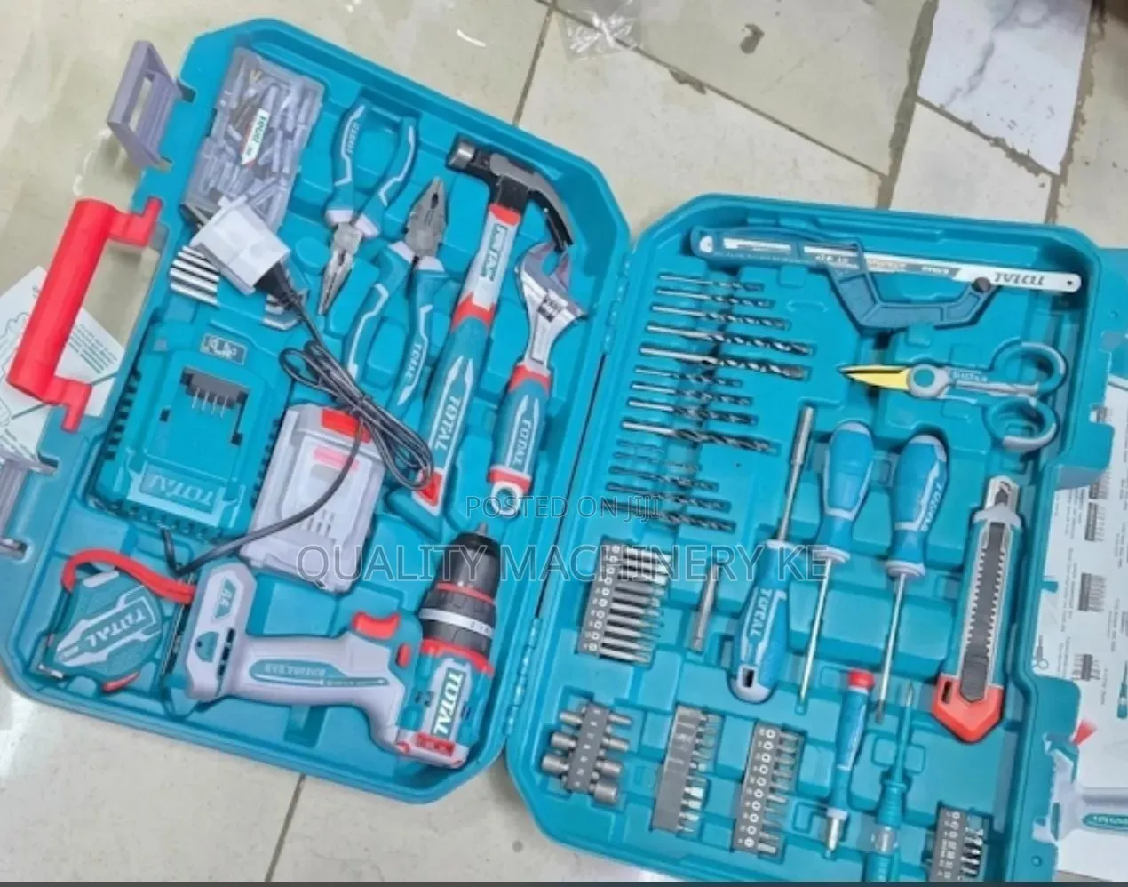 Portable 165pcs Total Drill Toolset /Cordless Drill Toolbox