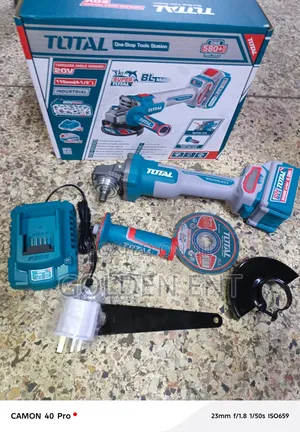 Total Cordless Angle Grinder 4"/20v Angle Grinder Total