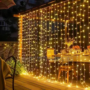 Dazzle Bright 300 Led Curtain Lights, Plug in Fairy Curtain Lights