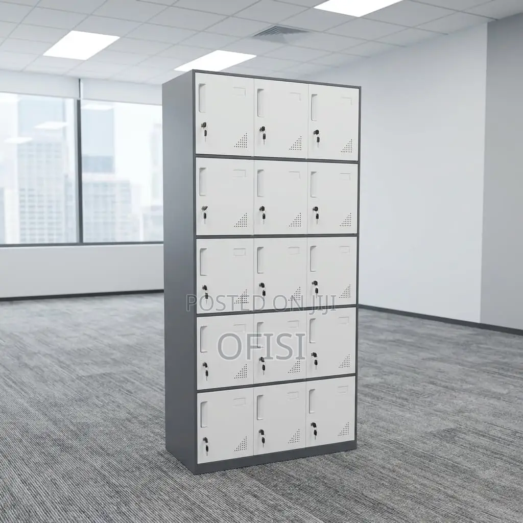 15-Locker Office Cabinet