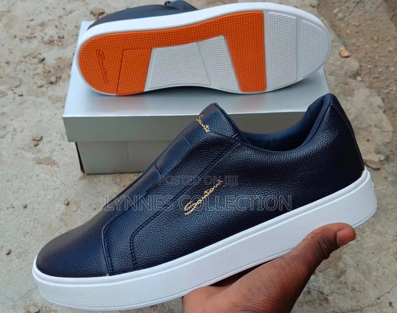 Santoni Casuals Black