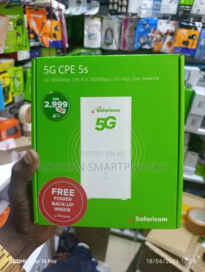 Safaricom 5g Cpe 5s Wifi Router With Powerbank